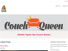 Tablet Screenshot of couchqueen.com